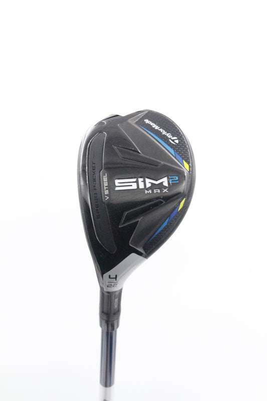 TaylorMade SIM 2 MAX 22 Degree 4 Hybrid S Flex